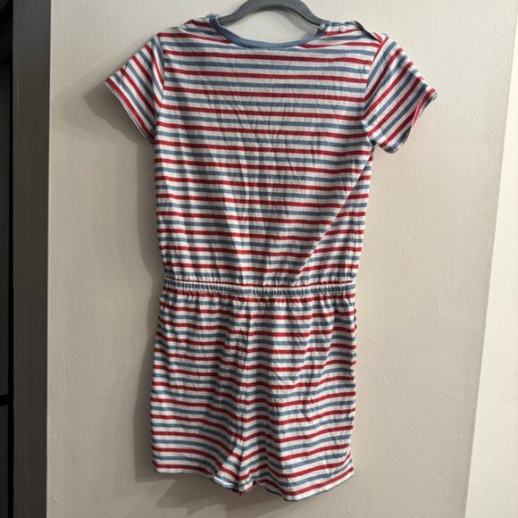 Polo Ralph Lauren Youth Girls Striped Cotton Jersey Romper Size Large *FLAWED* - Picture 5 of 7